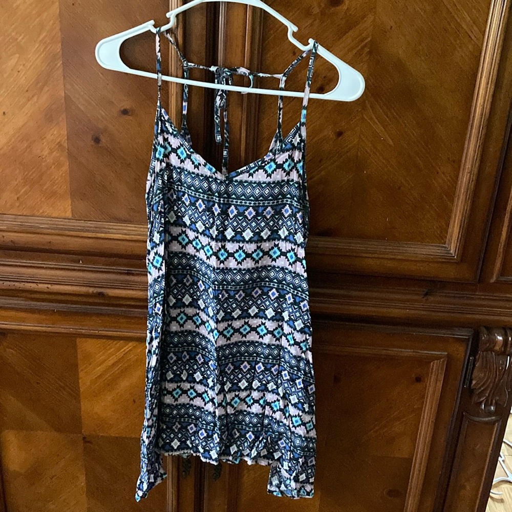 H&M Divided Patterned Strap Dress